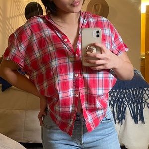 Pretty Plaid Blouse